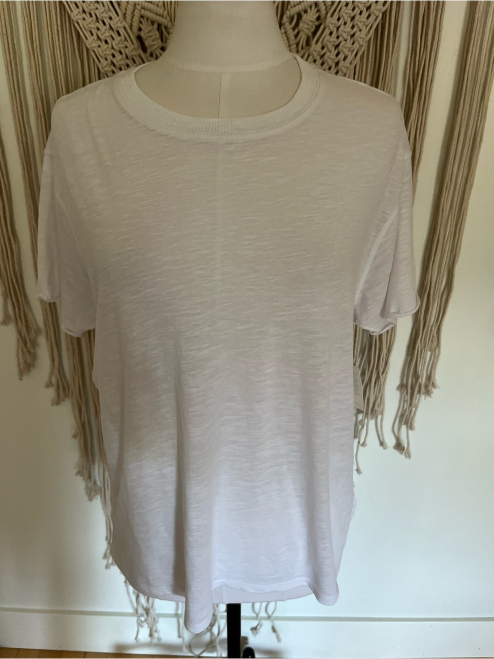 Z Supply White Short Sleeve Crewneck Tee